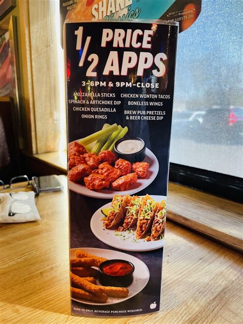 applebee's appetizers half off|applebee's half price app hours.